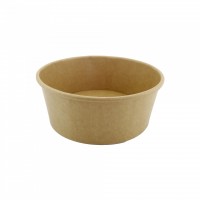 16oz 450ml disposable soup rice paper water kraft paper bowl