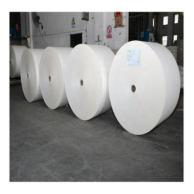 Virgin wood pulp raw material for cup paper roll uncoated